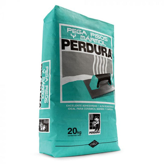 PEGA PISO Y MARMOL GRIS 20 KG (VERDE)