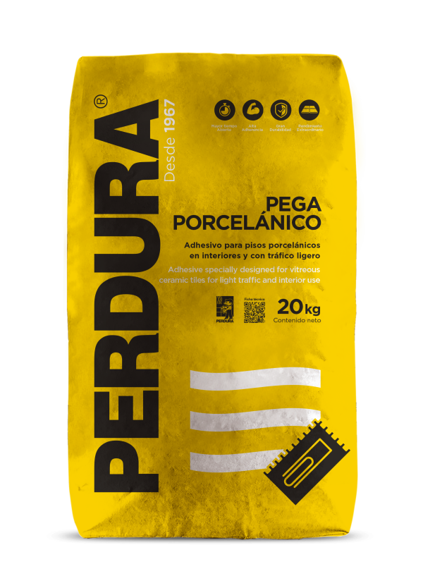 PEGA PISO PORCELANICO GRIS 20 KG