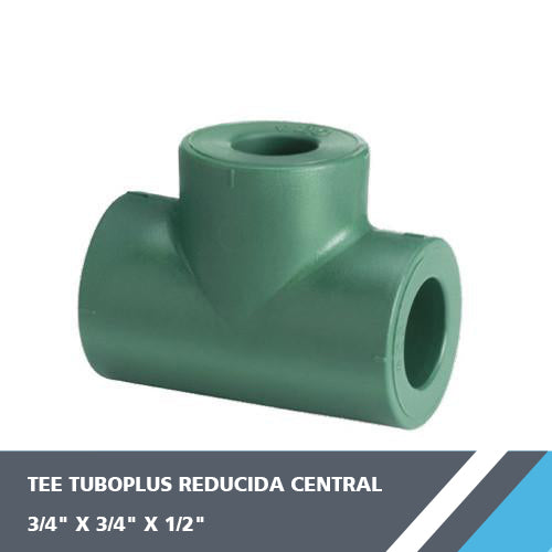 TEE REDUCIDA CENTRAL 3/4 X 3/4 X 1/2